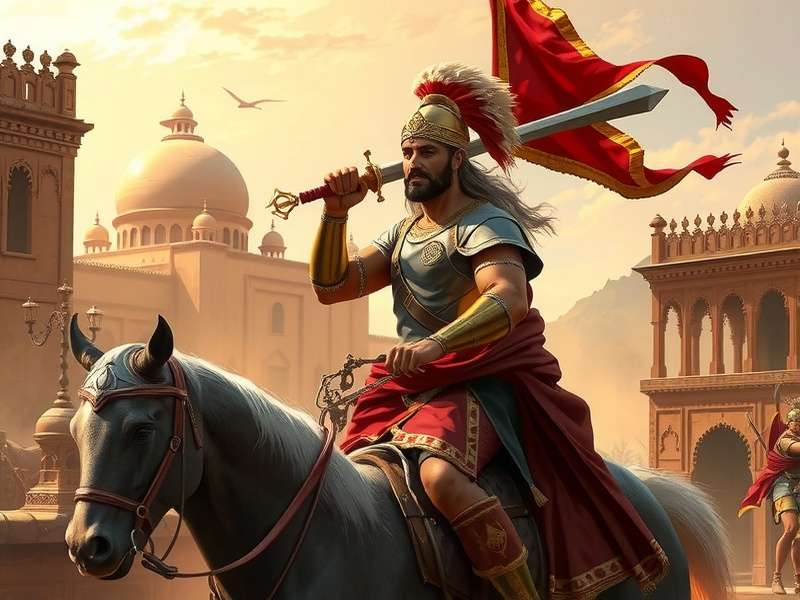 Authentic 16th century Rajasthan Rajput Warrior King historical setting